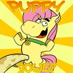  animated fluttershy friendship_is_magic my_little_pony turbo 