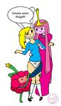  adventure_time fionna_the_human_girl princess_bubblegum tagme wildberry_princess 