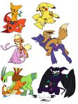  digimon eevee espeon floatzel flygon foxred64 growlithe impmon pikachu porkyman sableye scrafty 