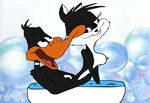  daffy_duck looney_tunes penelope_pussycat penelopepussycat tagme 