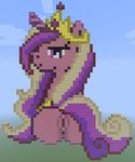  bubsakavermin crossover friendship_is_magic iloveclew minecraft my_little_pony princess_cadence 