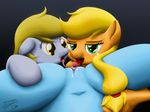  applejack darkkoushirou derpy_hooves friendship_is_magic my_little_pony rainbow_dash 