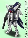  energy_gun g-saviour_gundam gun gundam gundam_g-saviour lowres mecha no_humans weapon 