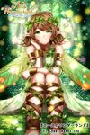  bad_id bad_pixiv_id brown_hair cross-laced_footwear dress fairy fairy_wings green_eyes head_wreath ichinose777 nature original pointy_ears short_hair smile solo wings 