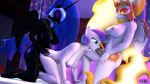  2018 3d_(artwork) all_fours ambiguous_penetration animal_genitalia animal_penis anthro anthroponiessfm areola armor balls breasts colored_nails cutie_mark daybreaker_(mlp) digital_media_(artwork) doggystyle equine equine_penis eyeshadow fellatio flurry_heart_(mlp) friendship_is_magic from_behind_position group group_sex hand_on_head helmet horn intersex makeup mammal medial_ring my_little_pony nightmare_moon_(mlp) nipples nude oral penetration penis sex source_filmmaker spitroast unicorn winged_unicorn wings 