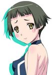  kakogawa_tarou lowres matsunaga_ayane persona persona_4 short_hair solo swimsuit 