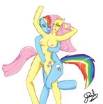  fluttershy friendship_is_magic my_little_pony rainbow_dash ravenarc33 