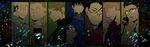  6+boys character_name cigarette column_lineup fullmetal_alchemist glasses heymans_breda highres kain_fuery maes_hughes multiple_boys phone riza_hawkeye roy_mustang uniform vato_falman x_(vsx) 