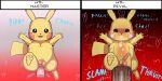 2:1 abdominal_bulge absurd_res ahegao anal anal_penetration animal_genitalia animal_penis anus balls bestiality big_dom_small_sub big_penis blush bodily_fluids clenched_teeth darkened_genitalia digital_media_(artwork) dominant duo electricity english_text erection eye_roll feet feral first_person_view flaccid fur generation_1_pokemon genital_fluids genitals happy happy_sex heart_symbol hi_res huge_penetration huge_penis human human_on_feral humanoid_genitalia humanoid_penis infidelity interspecies looking_at_viewer looking_pleasured male male/male male_penetrated male_penetrating male_penetrating_male mammal mind_break moan murid nintendo open_mouth penetration penile penis penis_size_difference pikachu pokemon pokemon_(species) pokephilia rapistwerewolf rodent sex sheath simple_background size_difference slightly_chubby smile soles sound_effects tail tears tears_of_orgasmic_joy tears_of_pain tears_of_pleasure teeth text tongue yellow_body yellow_fur
