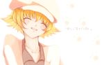  bad_id bad_pixiv_id blonde_hair clannad closed_eyes hat ki_(noctiluca) male_focus shima_katsuki solo 