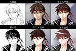  bad_id bad_pixiv_id black_hair headband majutsushi_orphen male_focus orphen partially_colored translation_request yoeah 