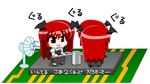  &gt;_&lt; chibi eyes_closed female koakuma pun the_embodiment_of_scarlet_devil touhou translated 