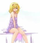  alice_margatroid babydoll bad_id bad_pixiv_id bed between_legs between_thighs blonde_hair flat_chest hairband hand_between_legs legs lingerie negligee one_eye_closed see-through shibasaki_shouji sleepy solo touhou underwear 