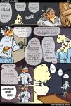 2024 abby_(canisfidelis) accipitriform age_difference anthro avian bathrobe beak biped bird black_bars black_markings black_nose boxers_(clothing) boxers_only butt canid canine canis canisfidelis clothed clothing comic daughter_(lore) dialogue domestic_dog duo english_text eyebrows father_(lore) father_and_child_(lore) father_and_daughter_(lore) female fingerless_(marking) fluffy fluffy_ears fluffy_hair hair head_feathers hi_res holding_object larger_male letterbox looking_at_another male mammal markings older_male open_mouth parent_(lore) parent_and_child_(lore) parent_and_daughter_(lore) plantigrade poodle robe secretary_bird size_difference smaller_female solo speech_bubble text tongue topless underwear underwear_only walking white_body younger_female