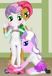  babs_seed cutie_mark_crusaders diamond_tiara friendship_is_magic my_little_pony ohohokapi sweetie_belle 