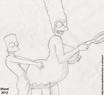  bart_simpson marge_simpson maxel tagme the_simpsons 