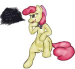 apple_bloom cutie_mark_crusaders friendship_is_magic kittycoon my_little_pony 
