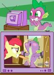  apple_bloom cutie_mark_crusaders friendship_is_magic meme my_little_pony spike 