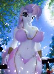3d_(artwork) absurd_res anthro big_breasts biped breasts clothed clothing digital_media_(artwork) equid equine eyelashes female friendship_is_magic hair hasbro hi_res horn loveslove mammal my_little_pony mythological_creature mythological_equine mythology navel panties pink_clothing pink_hair pupils purple_hair smile solo sweetie_belle_(mlp) thick_thighs underwear unicorn white_body wide_hips