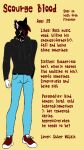anthro bottomwear clothing denim denim_bottomwear denim_clothing felid feline hi_res humanoid jeans lore male mammal model_sheet pants scourge_(warriors) solo sweatshirt warriors_(book_series)