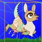 ahegao bdsm bodily_fluids bondage bound brown_nose crotch_breasts deer digital_media_(artwork) female feral fluffy fluffy_chest fur hooves lactating looking_pleasured mammal pink_udders pixel_(artwork) sagecane_deer solo string stripes suspension tan_body tan_fur teats therealmessyroomguy1 tongue tongue_out udder_lactation udders wild_hearts