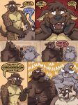 2025 5_fingers 6_panel_comic age_difference alfonso_(nanoff) anal anal_penetration anthro anthro_on_anthro arm_tattoo balls beard belly big_ears body_hair briefs briefs_only brown_beard brown_body brown_facial_hair brown_fur brown_hair butt chest_tattoo clothed clothing colored comic dialogue digital_media_(artwork) elephant elephantid english_text facial_hair fingers fur genitals gesture grey_body grey_skin grid_layout group hair hand_gesture hi_res horacio_(nanoff) hyena inside interspecies laugh male male/male mammal manly markings mature_anthro mature_male misunderstanding mostly_nude mostly_nude_anthro mostly_nude_male musclegut muscular muscular_anthro muscular_male nanoff navel nipple_piercing nipple_ring nipples nude nude_anthro nude_male obscured_penetration older_penetrated onomatopoeia open_mouth overweight overweight_anthro overweight_male pawpads penetration penile penile_penetration piercing pointing pointing_at_another proboscidean proboscis_(anatomy) procyonid question_mark raccoon raised_tail ring_piercing sex shrug sound_effects speech_bubble spots spotted_body spotted_fur striped_markings striped_tail stripes suarez_(nanoff) suid suine sus_(pig) tail tail_markings tan_body tan_fur tattoo teeth text topless trunk_(anatomy) underwear underwear_only walter_rossi_(nanoff) white_beard white_body white_briefs white_clothing white_facial_hair white_fur white_underwear wild_boar younger_anthro younger_male