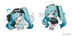 alternate_costume animal_slippers aqua_eyes aqua_hair artist_name backpack bag bear_slippers chibi chibi_only eumi_114 grey_jacket hair_ornament hair_ribbon hatsune_miku holding_strap jacket long_hair looking_at_viewer mask mask_on_head miniskirt multiple_views official_art open_mouth pajamas ribbon skirt sleep_mask slippers star_(symbol) star_hair_ornament stuffed_animal stuffed_toy teddy_bear track_jacket twintails vocaloid white_skirt 