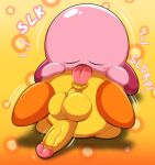 absurd_res alien anal anus balls duo eyes_closed genitals hi_res humanoid_genitalia humanoid_penis keeby kirby kirby_(series) licking male male/male motion_lines nintendo on_top onomatopoeia oral penis perineum rimming sex simple_background slurping sound_effects tepigfan101 text tongue tongue_out vein veiny_penis waddling_head