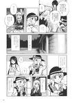  animal_ears architecture blouse bunny_ears bunny_girl comic doujinshi dress drinking dumpling east_asian_architecture eating food gown greyscale hat hat_ribbon highres houraisan_kaguya inaba_tewi jacket komeiji_koishi kotatsu kou_(haijindeath) long_hair monochrome multiple_girls reisen_udongein_inaba ribbon shoes short_hair skirt snow sun_hat table tea third_eye touhou translated veranda very_long_hair winter 