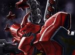  beam_rifle char's_counterattack duplicate energy_gun gun gundam mecha no_humans sazabi shield solo space weapon 