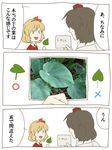  aki_shizuha bad_id bad_pixiv_id comic hat leaf multiple_girls photo photo_(object) shameimaru_aya torinone touhou translated 