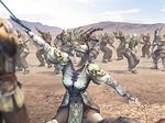  1girl battle dynasty_tactics lu_lingqi shin_sangoku_musou sword weapon 