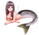  1girl breasts kotikomori mermaid monster_girl nipples tail 