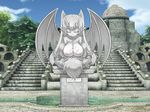  arekishi cum gargoyle luka luka_(mon-musu_quest!) mon-musu_quest! monster_girl paizuri petrification statue 