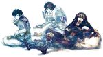  armor bad_id bad_pixiv_id black_hair brown_hair closed_eyes fire_emblem fire_emblem:_kakusei frederik_(fire_emblem) gaia_(fire_emblem) gloves multiple_boys ronku short_hair szmws 