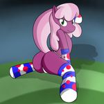  cheerilee_(mlp) clothed clothing equine female friendship_is_magic horse mammal marik_azemus34 my_little_pony pony raised_tail skimpy solo thong 