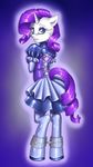  anthrofied clothed clothing equine eyeshadow female friendship_is_magic fur horn horse iamthemisukitty makeup mammal my_little_pony pony rarity_(mlp) solo unicorn white_fur 