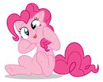  alpha_channel blue_eyes equine female feral friendship_is_magic fur glamourkat hair horse lugiaangel mammal my_little_pony pink_fur pink_hair pinkie_pie_(mlp) plain_background pony silly sitting smile solo tongue tongue_out transparent_background 