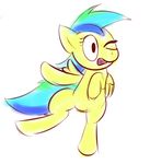  cub equine female feral friendship_is_magic horse mammal my_little_pony one_eye_closed pony solo whatsapokemon young 