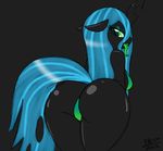  anthrofied big_butt bikini breasts butt changeling clothing ensayne female friendship_is_magic my_little_pony queen_chrysalis_(mlp) seductive side_boob solo swimsuit thong tight_clothing wide_hips 