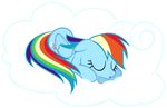  alpha_channel animated cloud cutie_mark equine eyes_closed female feral friendship_is_magic hair horse iks83 lying mammal multi-colored_hair my_little_pony pegasus plain_background pony rainbow_dash_(mlp) rainbow_hair sleeping snoring solo transparent_background wings 