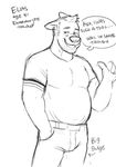  bald belly big_bulge chubby daddy_elias dilf ear_piercing elias father gut male middle_aged musclegut parent piercing receding_hairline solo teacher tired_eyes widow_peak wolfyama 