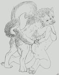  anatomically_correct anthro anthro_on_feral bestiality breasts canine crimsondragoon12 doggystyle feral foxcat from_behind interspecies krimzen kyros sex side_boob wolf xredwing 