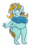  anthrofied big_breasts breasts chubby clothed clothing crossgender cute equine female friendship_is_magic horn mammal my_little_pony open_mouth sbshouseofpancakes sketch skimpy snips_(mlp) solo thighs thong unicorn 