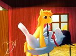  animal_genitalia braeburn_(mlp) collar duo equine feral friendship_is_magic gay hay horse horsecock leash male mammal my_little_pony penis pony redjey soarin_(mlp) wonderbolts_(mlp) 