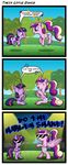  bow comic cub cutie_mark dialog duo english_text equine eyes_closed eyewear female feral friendship_is_magic fur grass gray--day hair hill horn horse horseshoe insect jumping ladybug long_hair mammal multi-colored_hair my_little_pony open_mouth outside pony ponytail pose princess princess_cadance_(mlp) purple_eyes purple_hair royalty shadow sitting sky smile solo spotlight standing sun sunglasses teeth text tree twilight_sparkle_(mlp) unicorn winged_unicorn wings young 
