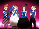  don't_say_&quot;lazy&quot; hime_cut k-on! multiple_girls parody umineko_no_naku_koro_ni ushiromiya_eva ushiromiya_kyrie ushiromiya_natsuhi ushiromiya_rosa younger yuta_(hoshiuta) 