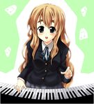  iga_tamaki instrument k-on! keyboard_(instrument) kotobuki_tsumugi school_uniform solo synthesizer 