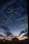 bad_id bad_pixiv_id cloud highres living moon no_humans original scenery sky sunset town twilight 