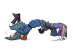  axis_powers_hetalia german_suplex germany_(hetalia) gloves japan_(hetalia) male_focus multiple_boys northern_italy_(hetalia) suplex teamwork 